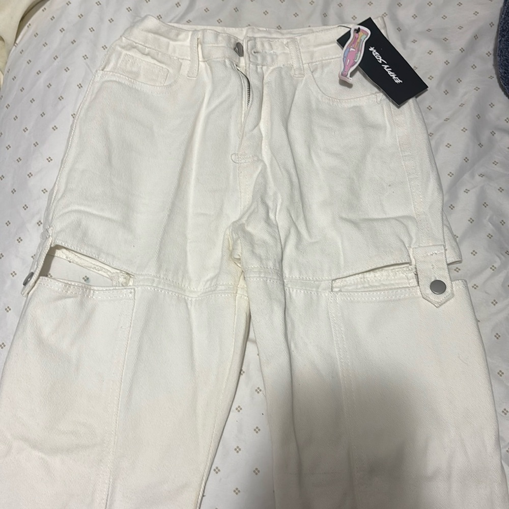 White jeans